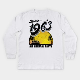 Made in 1963 All Original Parts Kids Long Sleeve T-Shirt